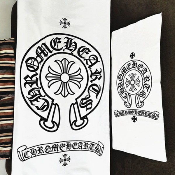 Chrome Hearts ブランド タオル 超細 ファイバー フェイスタオル プリント バスタオル ふわふわ スポーツタオル 派手柄 個性 速乾 吸水 吸汗 運動タオル メンズ愛用 クロムハーツ 家庭用 タオル お風呂 柔らかい レディース