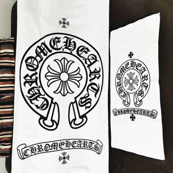 Chrome Hearts ブランド タオル 超細 ファイバー フェイスタオル プリント バスタオル ふわふわ スポーツタオル 派手柄 個性 速乾 吸水 吸汗 運動タオル メンズ愛用 クロムハーツ 家庭用 タオル お風呂 柔らかい レディース