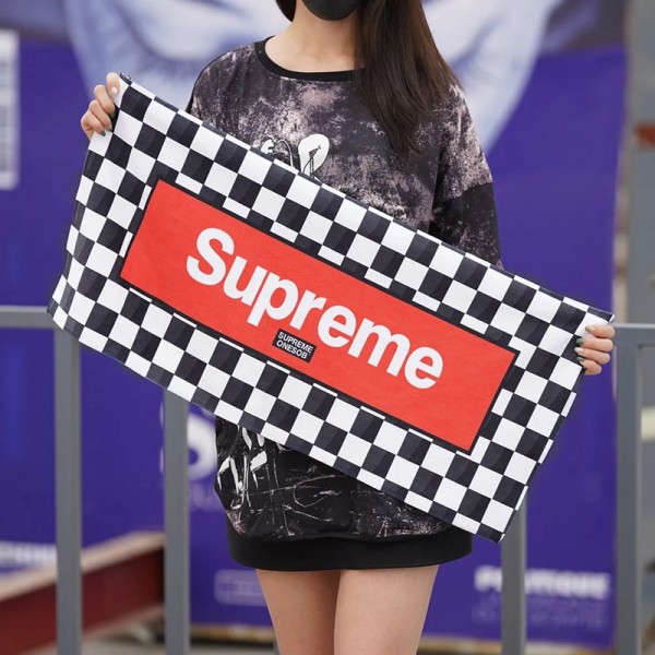 Supremeシュプリームブランドタオル スポーツタオル 個性 プリント柄 スラムダンク超細ファイバー超吸水 ハンドタオル フェイスタオル 速乾ヨガ 山登り 水泳 部活 運動タオル 軽量 冷却 激安 熱中症対策 男女夏タオル