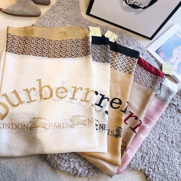 バーバリーBurberryブランド風スカーフ贅沢風レディース向けアイドル愛用マフラー 柔軟感素材 全般花柄おしゃれ風 絹のストール 結婚式 女子会 ギフト プレゼント女用スカーフショール