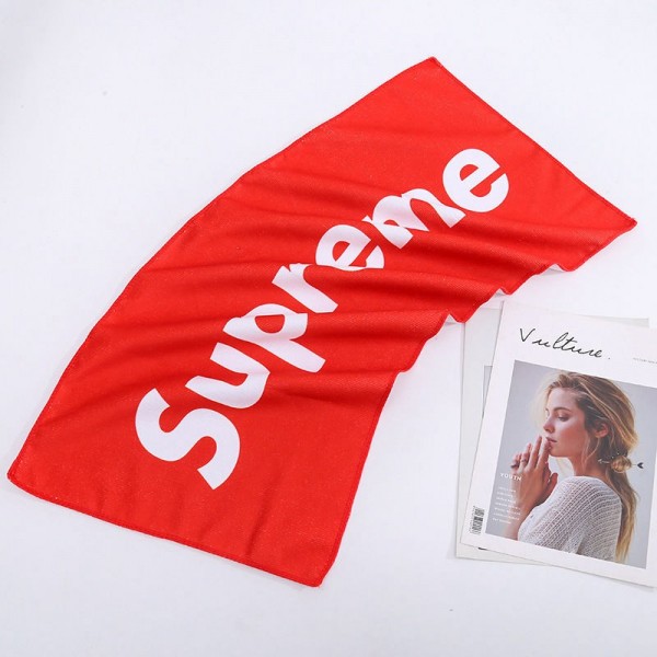 supreme ブランドシュプリームタオル 潮牌 バスタオル超細ファイバー 吸水性強い 軽量 水泳 部活 ジム スポット用クールタオル 冷却 激安 熱中症対策 男女夏タオル