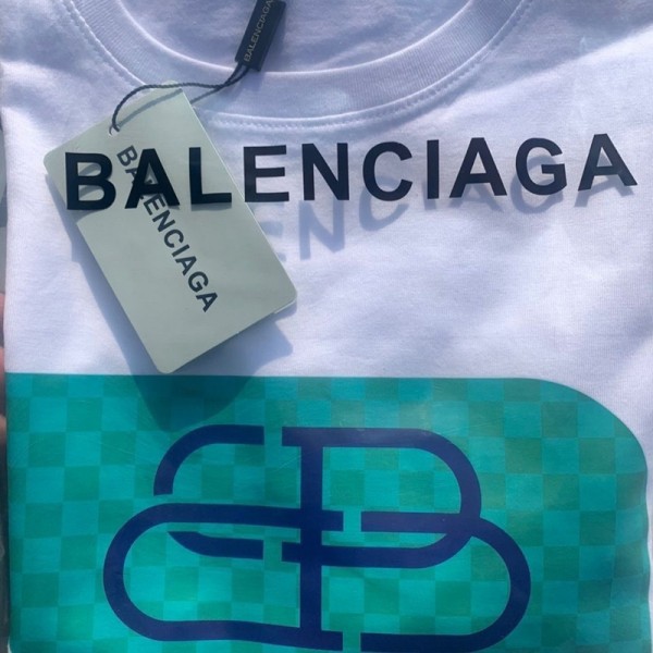 Balenciaga バレンシアガブランド親子服 tシャツ高品質韓国 メンズ tシャツTシャツカットソーペアカップルtシャツ ユニセック ブランド 90¬160CM S¬3XL