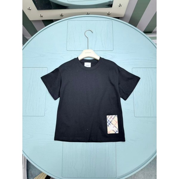 Burberry バーバリーブランドペア揃いtシャツカットソー コピーブランド半袖tシャツ 上着 カジュアル ブランド子供tシャツ 高品質Tシャツ カットソー ペアカップル