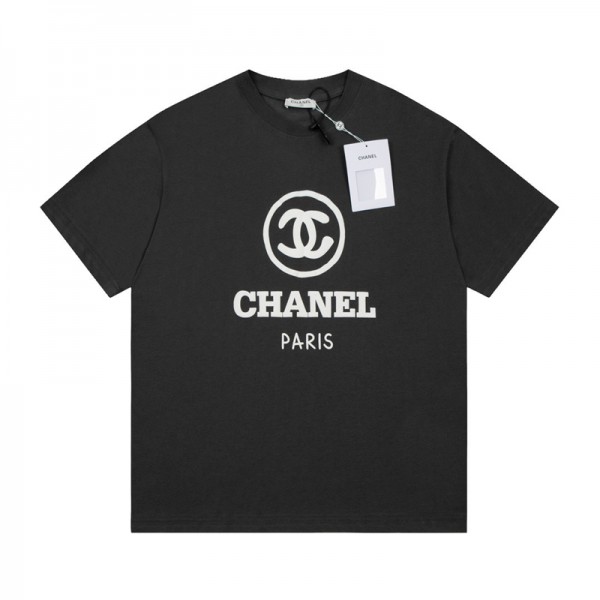 Chanel シャネルブランドお揃い親子ペアルック 親子コーデ ペアルック tシャツ 家族お揃いコーデ S¬3XL 夏 親子 tシャツ お揃い 服 ペア 90¬160CM お揃い 子ども服 親子ペアルック 半袖 姉妹 ペアルック 兄弟 家族