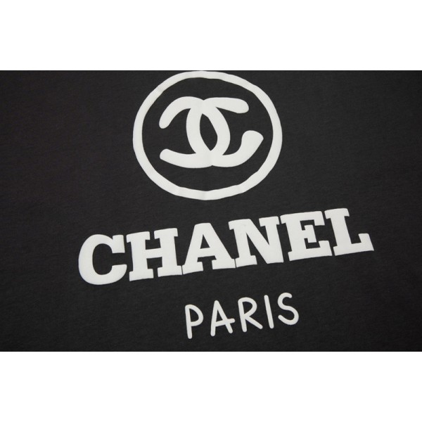 Chanel シャネルブランドお揃い親子ペアルック 親子コーデ ペアルック tシャツ 家族お揃いコーデ S¬3XL 夏 親子 tシャツ お揃い 服 ペア 90¬160CM お揃い 子ども服 親子ペアルック 半袖 姉妹 ペアルック 兄弟 家族