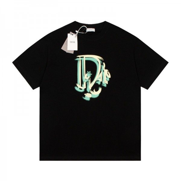 Dior ディオールブランド子供tシャツカットソー コピーブランドペア揃いtシャツオーバーサイズ 20代 30代40代 男女兼用tシャツ 激安パロディtシャツ ユニセック ブランド 90¬160cm  S¬3XL