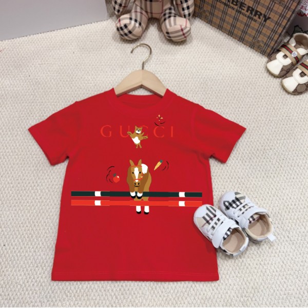Gucci グッチブランド子供tシャツカットソー コピーブランド親子服 コピー 激安屋 Tシャツカットソーペアカップルtシャツ ユニセック ブランド メンズｔシャツ レディース激安 S¬3XL