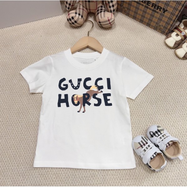 Gucci グッチブランド半袖tシャツブランドペア揃いtシャツ上着カジュアルブランドメンズtシャツ高品質大人の上質Tシャツ 激安 おしゃれ 90¬160CM 