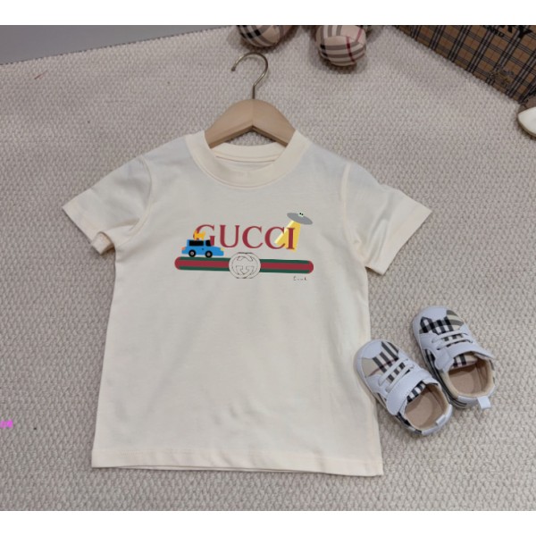 Gucci グッチブランドメンズ半袖tシャツ ハイブランド子供tシャツ 偽物 レディースメンズ 夏tシャツ ブランド かわいい20代 30代40代 ペアルック tシャツ 激安 パロディ