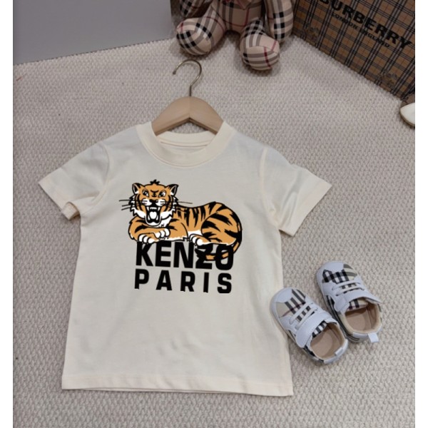 Kenzo ケンゾー ハイブランド親子tシャツ 偽物 レディース メンズ 夏tシャツ ブランド かわいい ブランド子供tシャツ 高品質tシャツ ユニセック ブランド90-160CM  S-3XL