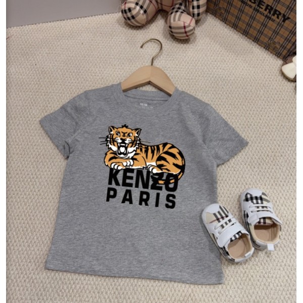 Kenzo ケンゾー ハイブランド親子tシャツ 偽物 レディース メンズ 夏tシャツ ブランド かわいい ブランド子供tシャツ 高品質tシャツ ユニセック ブランド90-160CM  S-3XL