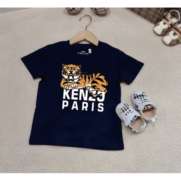 Kenzo ケンゾー ハイブランド親子tシャツ 偽物 レディース メンズ 夏tシャツ ブランド かわいい ブランド子供tシャツ 高品質tシャツ ユニセック ブランド90-160CM  S-3XL
