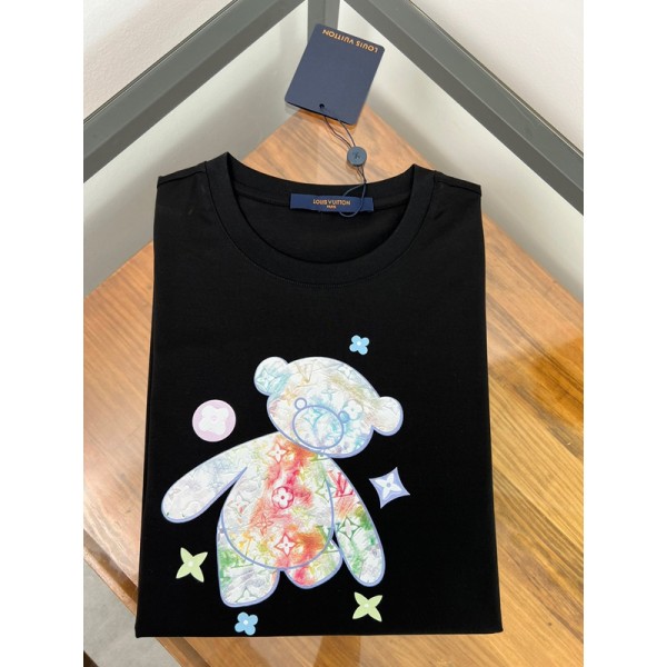 ハイブランドLv ルイヴィトン親子tシャツ夏 ブランド キッズ半袖tシャツ ブランドペア揃いtシャツ オーバーサイズ 大人の上質Tシャツ レディース メンズ