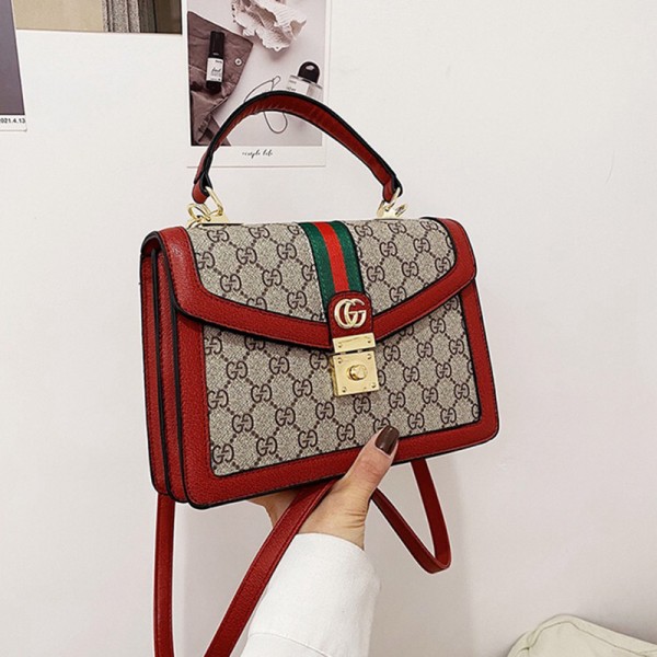 人気 ブランド グッチ ショルダーバッグ レディース 高級PUレザー gucci 流行り ハンドバッグ 斜めがけバッグ 大容量 2way 上質金具 カラーブロッキング鞄 高品質 プレゼント激安