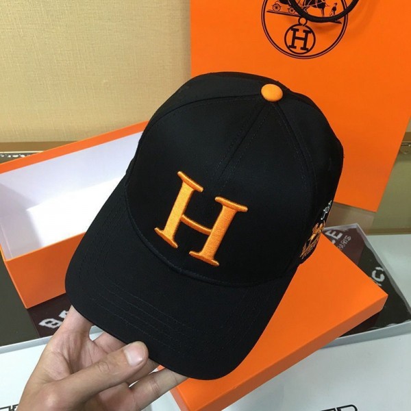 贅沢 ブランド エルメス帽子 Hermes キャップ カッコイイ メンズ帽 シンプル 精緻H立体刺繍 高級感 サイドキャリッジ柄 ファッション 簡約スタイル 男女兼用 運動用 日焼け防止 多用途cap