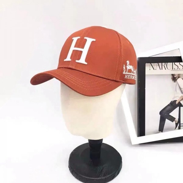 贅沢 ブランド エルメス帽子 Hermes キャップ カッコイイ メンズ帽 シンプル 精緻H立体刺繍 高級感 サイドキャリッジ柄 ファッション 簡約スタイル 男女兼用 運動用 日焼け防止 多用途cap