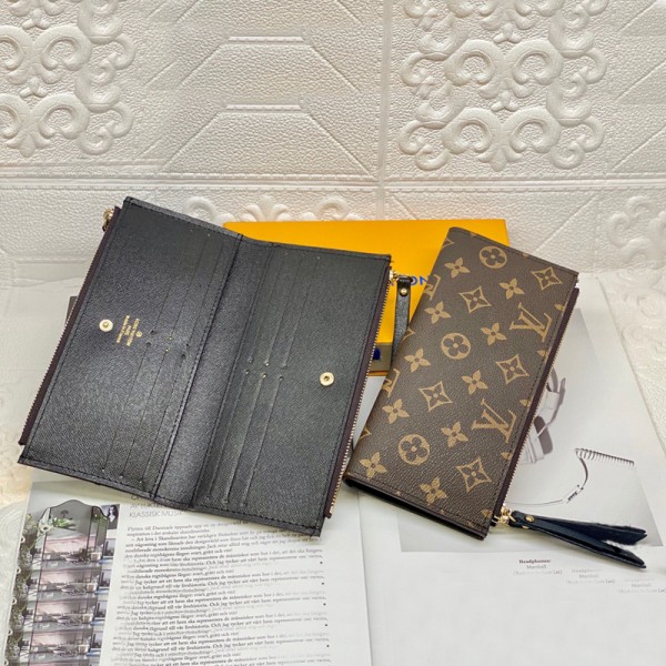 ハイブランド ルイヴィトン 財布 贅沢 lv 長財布 二つ折りウォレット メンズ革財布 レディース手持ちバッグ ファッション ミニバッグ 小銭入れ カード収納 ボタン止め ファスナー開閉 ペア揃い 高品質