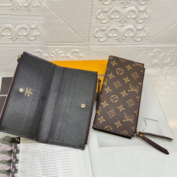 ハイブランド ルイヴィトン 財布 贅沢 lv 長財布 二つ折りウォレット メンズ革財布 レディース手持ちバッグ ファッション ミニバッグ 小銭入れ カード収納 ボタン止め ファスナー開閉 ペア揃い 高品質