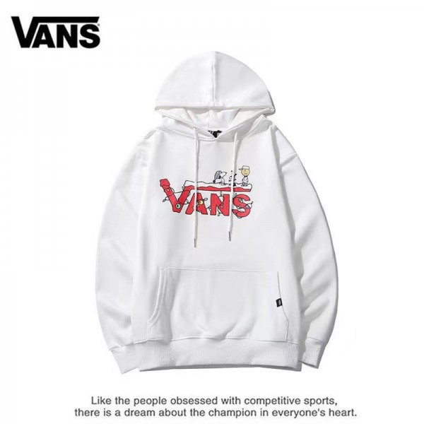 流行り ブランド ヴァンズ経典パーカー メンズスウェット ファッション vans 高品質 レディースプルオーバー フード付き 秋服 シンプル 厚手 カジュアル 大きいサイズ 男女兼用 春秋冬