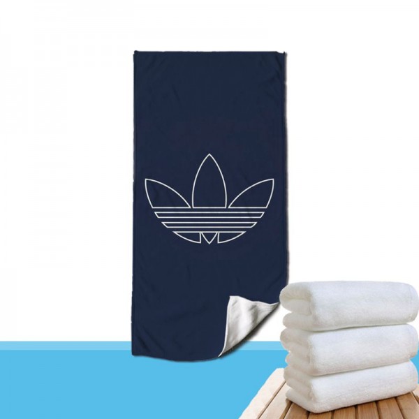 Adidas アディダス ブランドスポーツタオル メンズ ハイブランドアディダス多用途タオル ブランドビーチタオル 男女兼用 メンズフェイスタオル 運動タオル