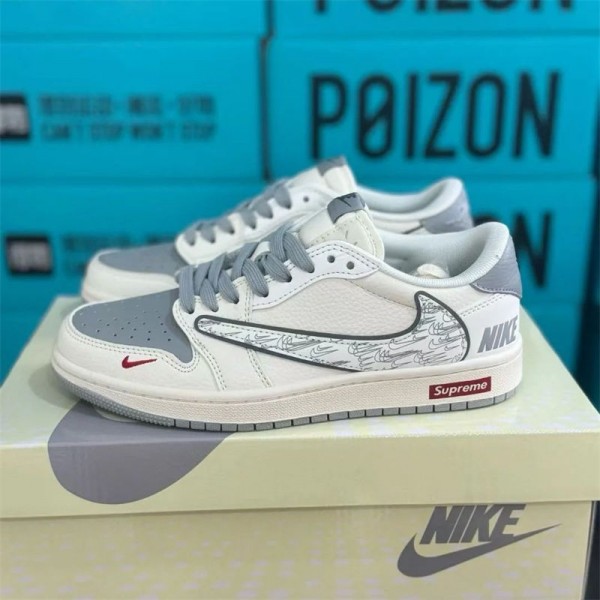 Nikeコラボシュプリーム ナイキ＆Supreme ブランド スニーカー カジュアルシューズ メンズ 通気 軽量 滑り止 ウォーキングシューズ デッキシューズ 靴 シューズ スリッポン スエード 230¬270cm