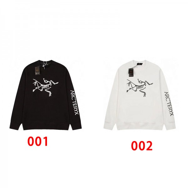 Arc'teryxブランドアークテリクストレーナー裏起毛レディースメンズプルオーバーブランドブランドスウェット上着ゆったりメンズ 服 コピーM - 5XL