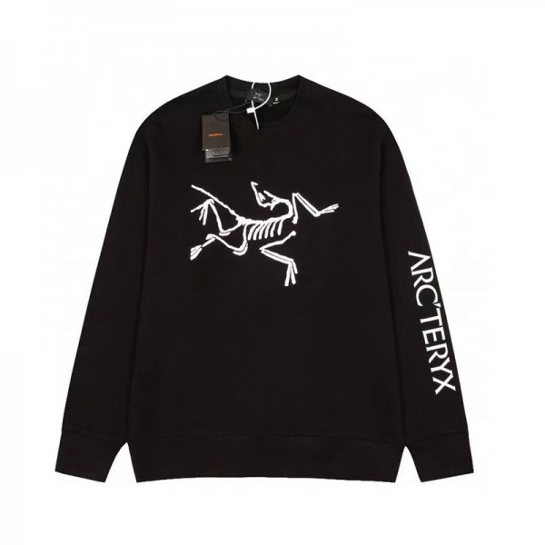 Arc'teryxブランドアークテリクストレーナー裏起毛レディースメンズプルオーバーブランドブランドスウェット上着ゆったりメンズ 服 コピーM - 5XL