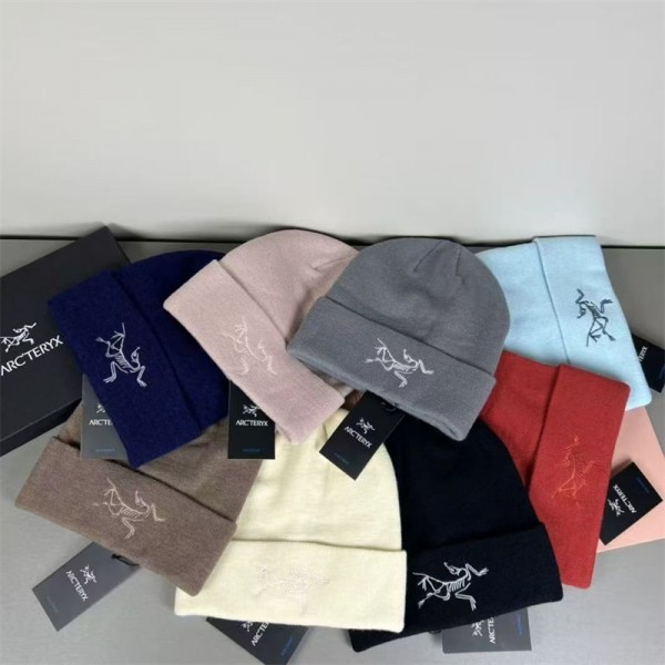 ARC'TERYX アークテリクスハイブランド ニット帽 無地ビーニー 秋冬用 ニットキャップ ランニングキャップ ヘルメットインナーキャップ オールシーズン シンプル 春 綿 帽子