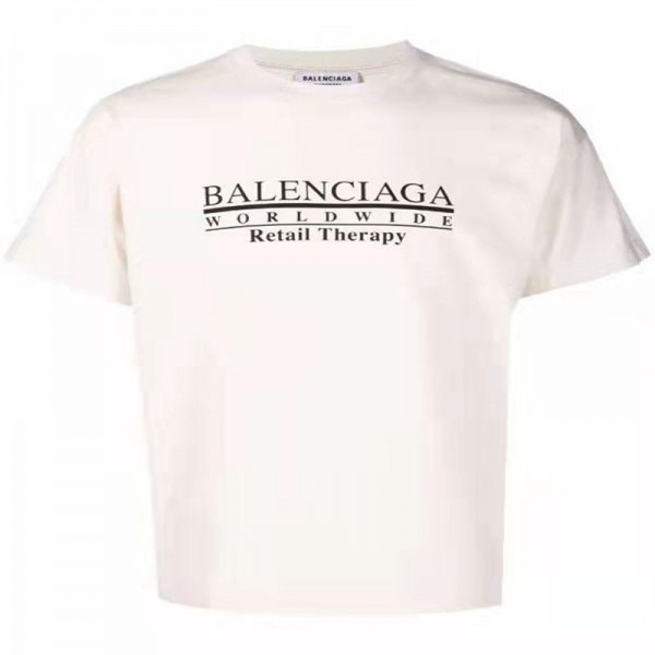 バレンシアガ Tシャツ 短袖 カジュアル 丸首 tシャツ ロゴ 潮流 夏 新品 ハイブランドTシャツ Balenciaga ファション 半袖 トレーニングシャツ ゆったり 高品質 男女兼用 綿シャツ 肌触り優しい 通気性 S~4XL