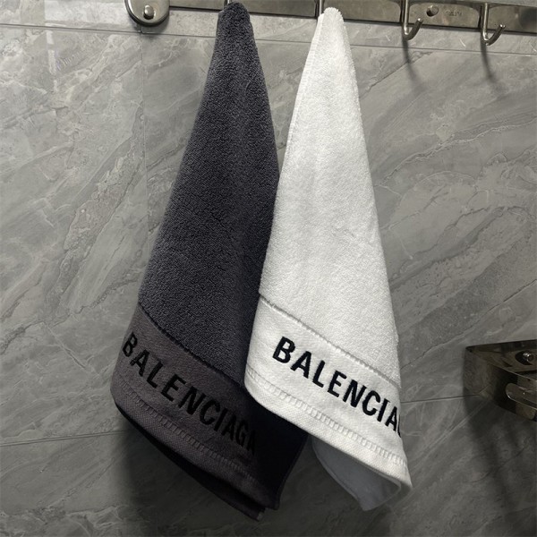 Balenciaga バレンシアガ ブランドスポーツタオル メンズブランドヘアドライタオル ハンドタオル 耐洗濯ハイブランド タオル ギフトタオルブランド 人気 女性 34 * 74cm