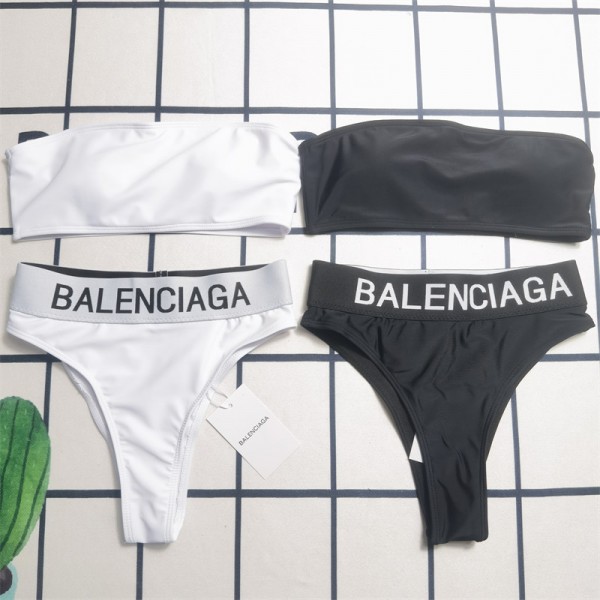 バレンシアガ 水着 韓国風20代 30代 40代 ブランド ビキニBalenciaga スイムウェア ビーチウェア ママ 水着 体型カバー セクシー 旅行 女性用水着 おしゃれ大きいサイズ 体型カバー水着