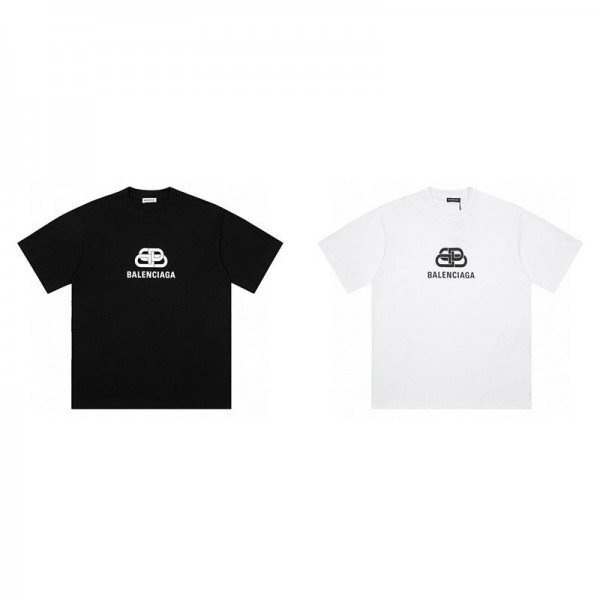 Balenciaga バレンシアガブランドtシャツカットソー コピーブランドtシャツオーバーサイズ夏tシャツブランドかわいい大人の上質Tシャツ S - 3XL