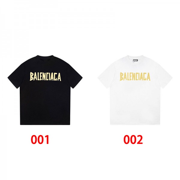 Balenciaga バレンシアガブランドtシャツカットソー コピーハイブランドtシャツ偽物レディースメンズ韓国 パチモン tシャツ大人の上質TシャツM - 5XL
