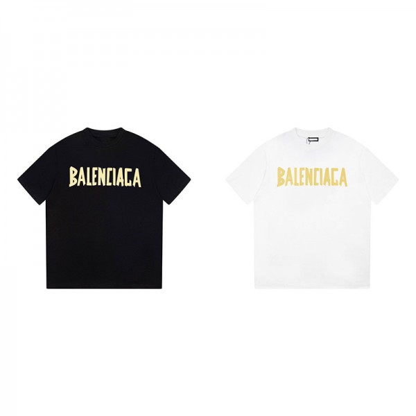Balenciaga バレンシアガブランドtシャツカットソー コピーハイブランドtシャツ偽物レディースメンズ韓国 パチモン tシャツ大人の上質TシャツM - 5XL