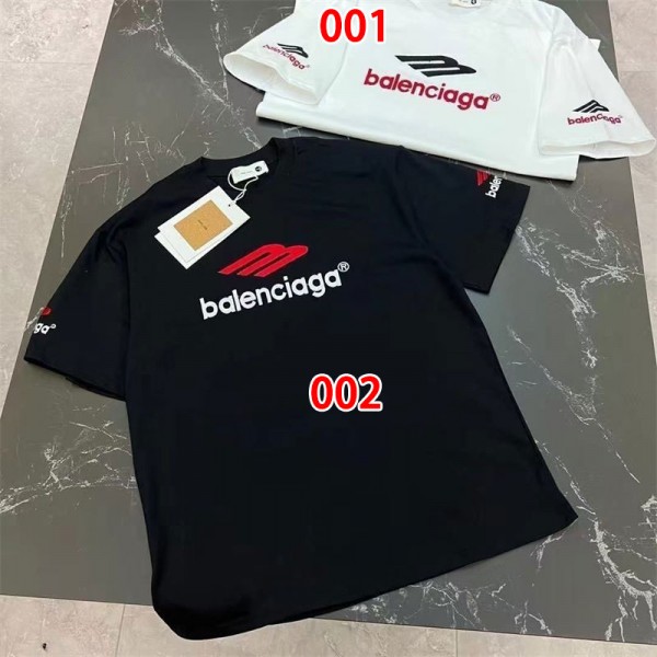 Balenciaga バレンシアガハイブランド半袖tシャツ男女兼用ブランドtシャツ高品質ブランド 服 コピー 激安屋TシャツカットソーペアカップルS - 5XL