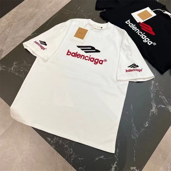Balenciaga バレンシアガハイブランド半袖tシャツ男女兼用ブランドtシャツ高品質ブランド 服 コピー 激安屋TシャツカットソーペアカップルS - 5XL