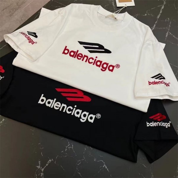 Balenciaga バレンシアガハイブランド半袖tシャツ男女兼用ブランドtシャツ高品質ブランド 服 コピー 激安屋TシャツカットソーペアカップルS - 5XL