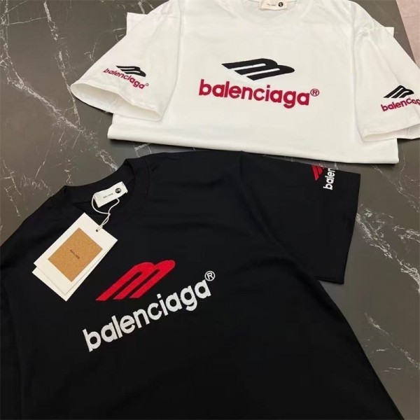 Balenciaga バレンシアガハイブランド半袖tシャツ男女兼用ブランドtシャツ高品質ブランド 服 コピー 激安屋TシャツカットソーペアカップルS - 5XL