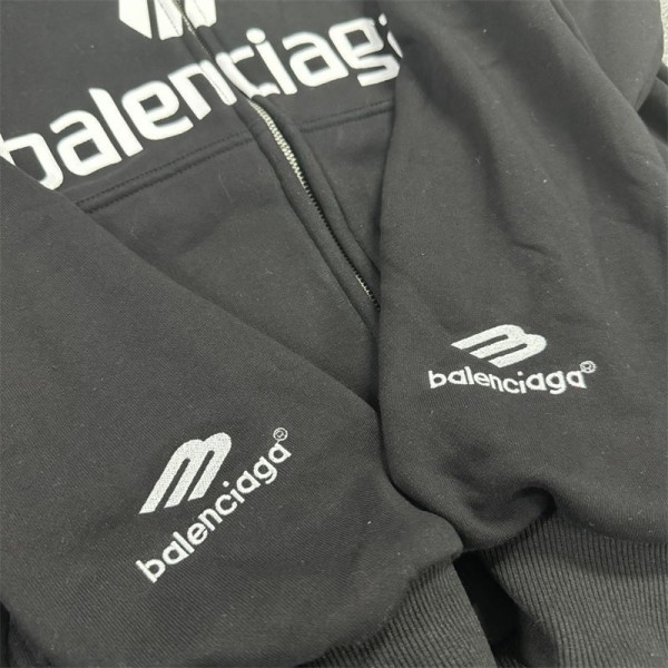 ブランド Balenciaga バレンシアガ パーカー メンズ ジップパーカー 秋服 S - XL フード付き ジップアップパーカー ジャージ ストリート系 トップス スウェット 長袖 上着 大きいサイズ かっこいい フード付きトレーナー 春 秋 冬