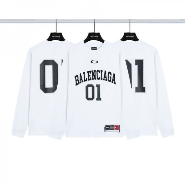 Balenciaga バレンシアガ長袖tシャツハイブランドサッカーtシャツ韓国 パチモン tシャツ 大人の上質Tシャツ 人気 ファッション トレーナーｔシャツ L - 4XL