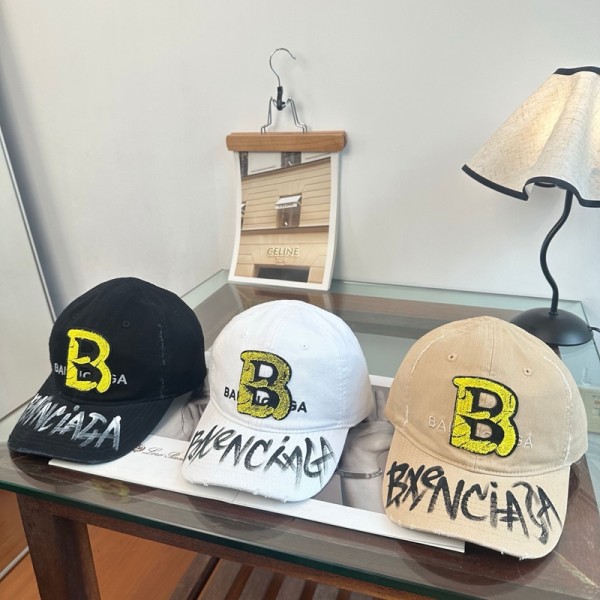 ブランドバレンシアガ ベースボール帽子 BALENCIAGA 野球キャップ コットンキャップ 英字ロゴ エンブレム ストリート風 おしゃれ メンズ レディース