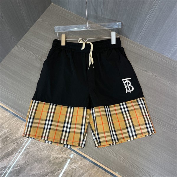 バーバリー ズボン 刺繍ロゴ入れ ５分ズボン ハーフパンツ カジュアル ブランド Burberry メンズ 人気 水着 サーフパンツ 流行り オシャレ 通気 速乾  海パン 水陸両用 大きサイズ M~5XL