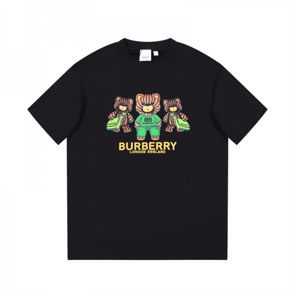 バーバリー Burberry ブランド tシャツ 黒白 可愛い カジュアル 男女兼用