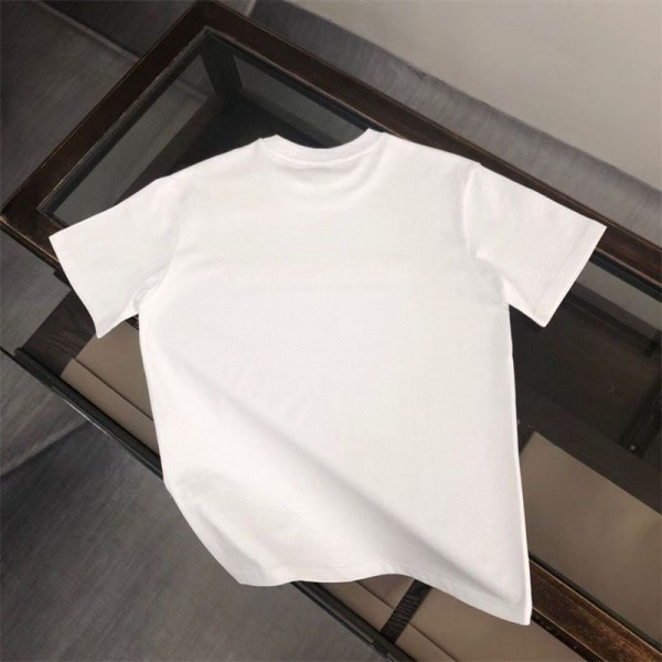 Burberry バーバリーブランドtシャツオーバーサイズハイブランド半袖tシャツ男女兼用ブランドtシャツ高品質大人の上質TシャツS - 4XL