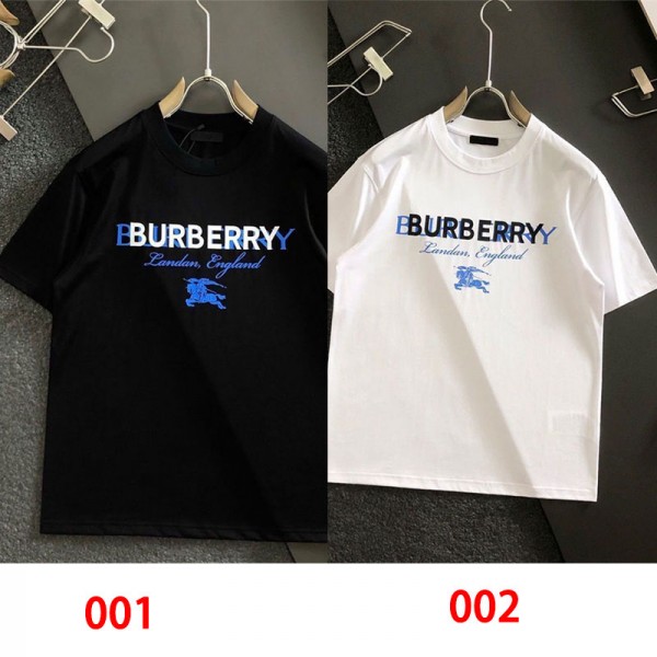 Burberry バーバリーブランド半袖tシャツブランドtシャツ高品質ブランド 服 コピー 激安屋Tシャツカットソーペアカップル S - 3XL