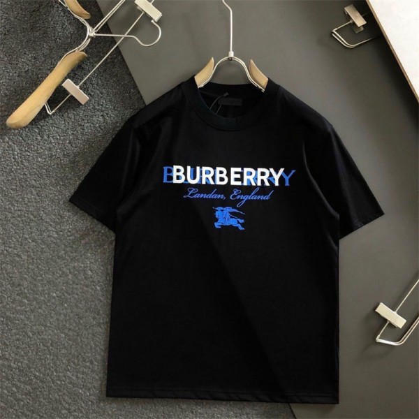 Burberry バーバリーブランド半袖tシャツブランドtシャツ高品質ブランド 服 コピー 激安屋Tシャツカットソーペアカップル S - 3XL
