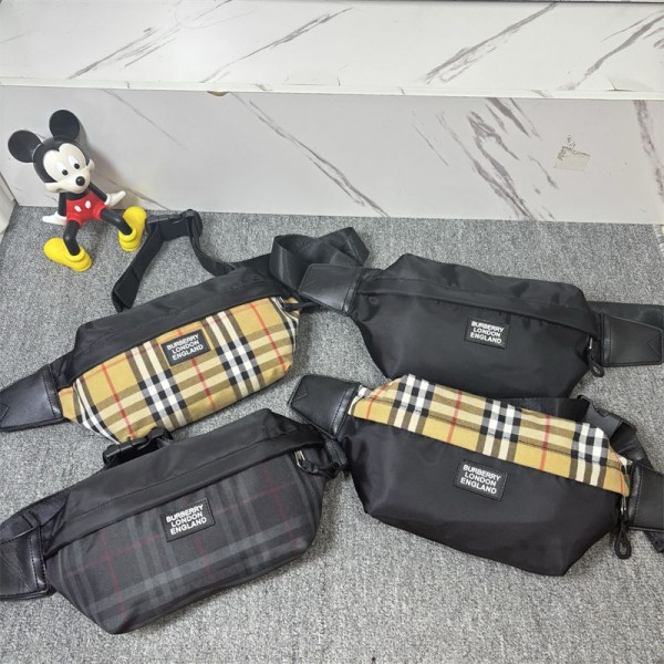 Burberry バーバリーハイブランドボディバッグ ショルダーバッグ 斜めがけバッグ ボディーバック 大容量 人気 通勤 旅行 メンズ 肩掛け ワンショルダー メンズ スポーツ アウトドア
