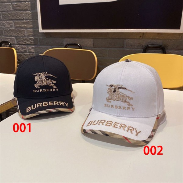 バーバリーキャップ ブランド Burberry 帽子 野球帽 帽子 日よけ帽 スポーツ帽子 ゴルフ帽子 ベースボールキャップ ワークキャップ シンプル 刺繍 調整可能 ヒップホップ Uvカット 日焼け止め 通気性 アスリート 日よけ帽子