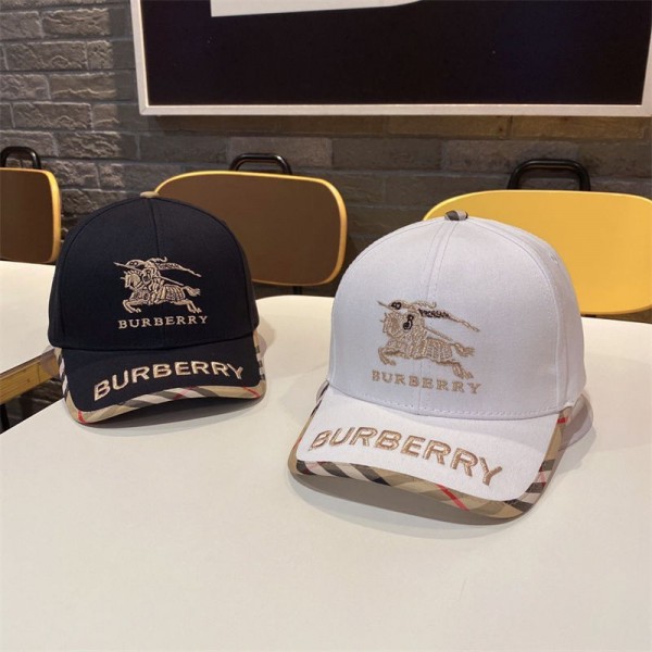 バーバリーキャップ ブランド Burberry 帽子 野球帽 帽子 日よけ帽 スポーツ帽子 ゴルフ帽子 ベースボールキャップ ワークキャップ シンプル 刺繍 調整可能 ヒップホップ Uvカット 日焼け止め 通気性 アスリート 日よけ帽子