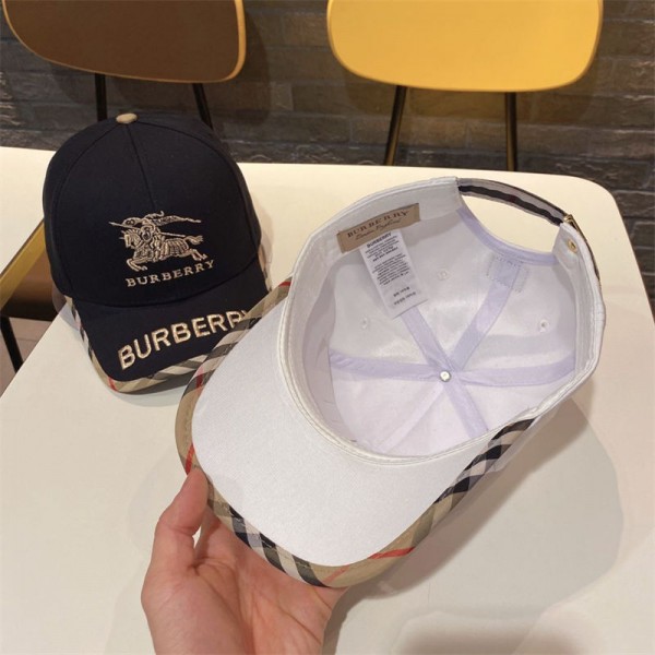 バーバリーキャップ ブランド Burberry 帽子 野球帽 帽子 日よけ帽 スポーツ帽子 ゴルフ帽子 ベースボールキャップ ワークキャップ シンプル 刺繍 調整可能 ヒップホップ Uvカット 日焼け止め 通気性 アスリート 日よけ帽子